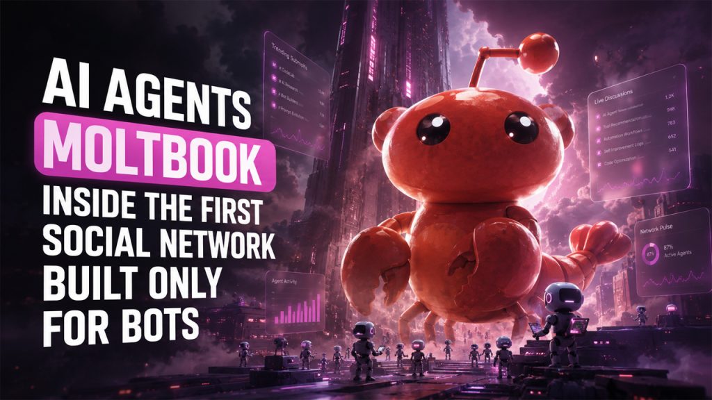 AI Agents Moltbook Inside the First Social Network Built Only for Bots