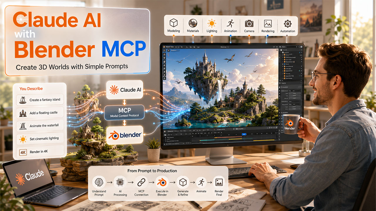 Efficiently Connect Claude AI with Blender Using Blender MCP