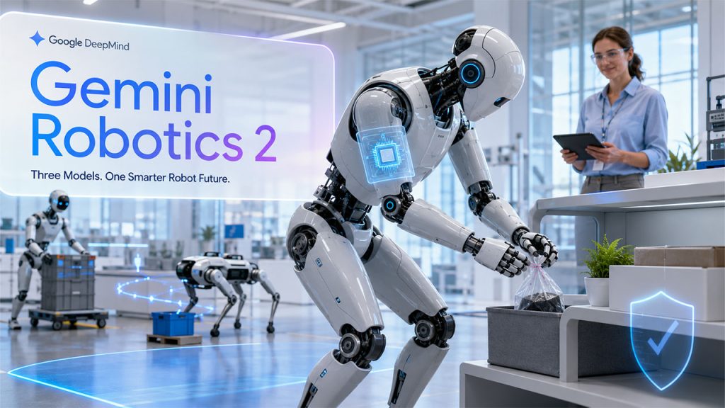 Google DeepMind Launches Gemini Robotics 2 Three AI Models for Smarter Robots