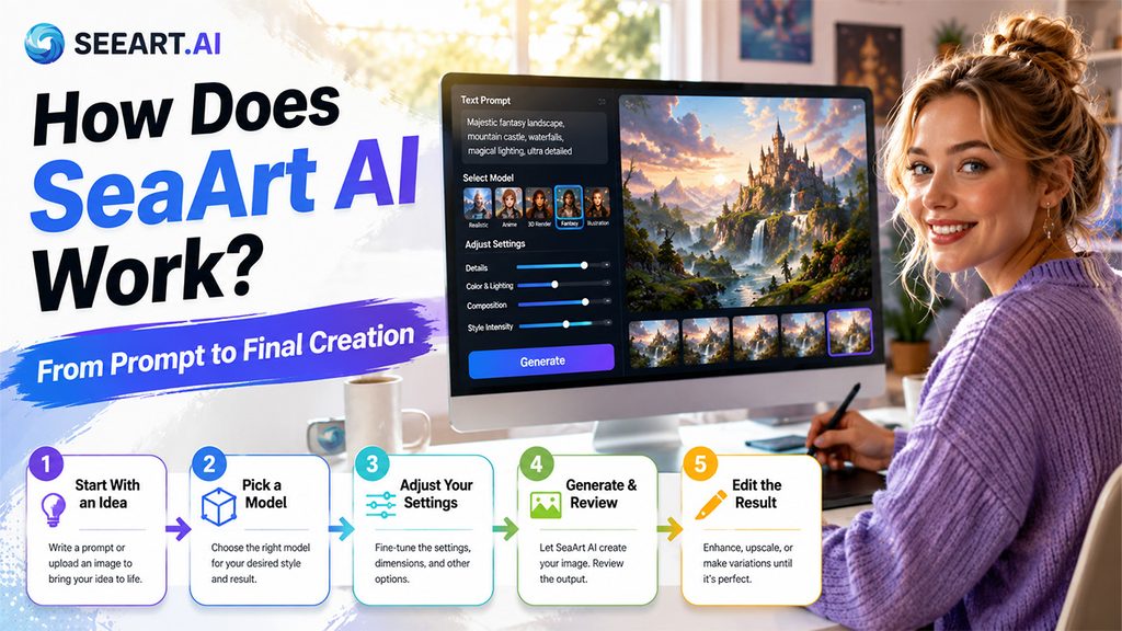 How Does SeaArt AI Work?