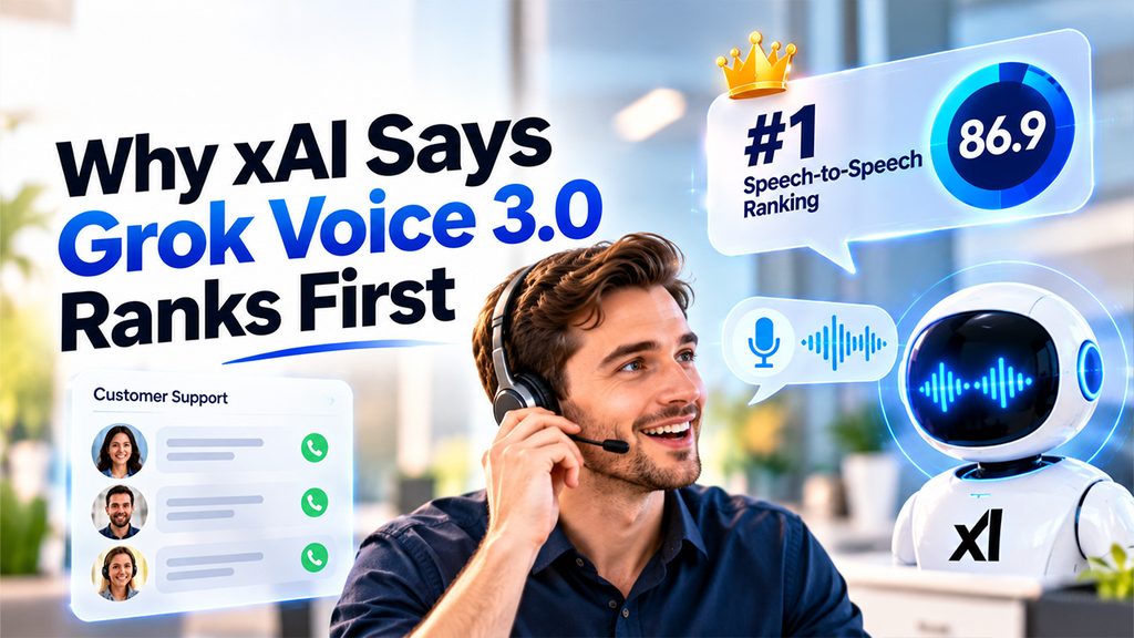 Why xAI Says Grok Voice 3.0 Ranks First